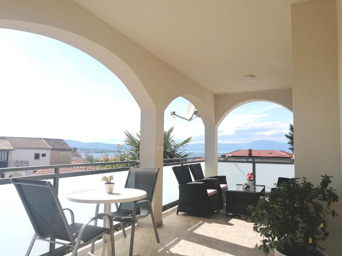 Lovely Sea View House In Malinska Island Krk Zewnętrze zdjęcie